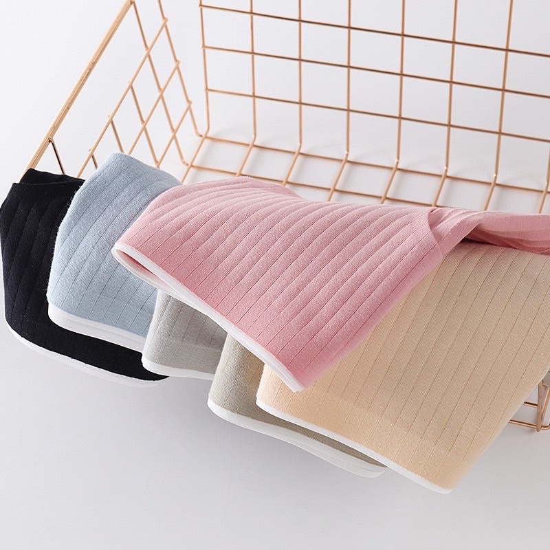 Quần Lót Nữ Cotton Gân Tăm Ép Mượt Không Đường May Kháng Khuẩn