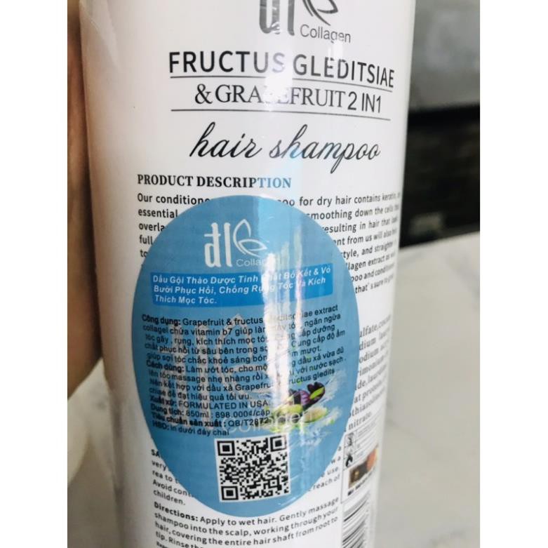 Cặp dầu gội xả bưởi bồ kết  dầu gội thảo dược