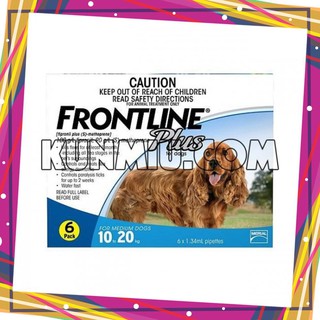THUỐC NHỎ RẬN CHO CHÓ TỪ 10-20KG FRONTLINE PLUS - 1 tuýt