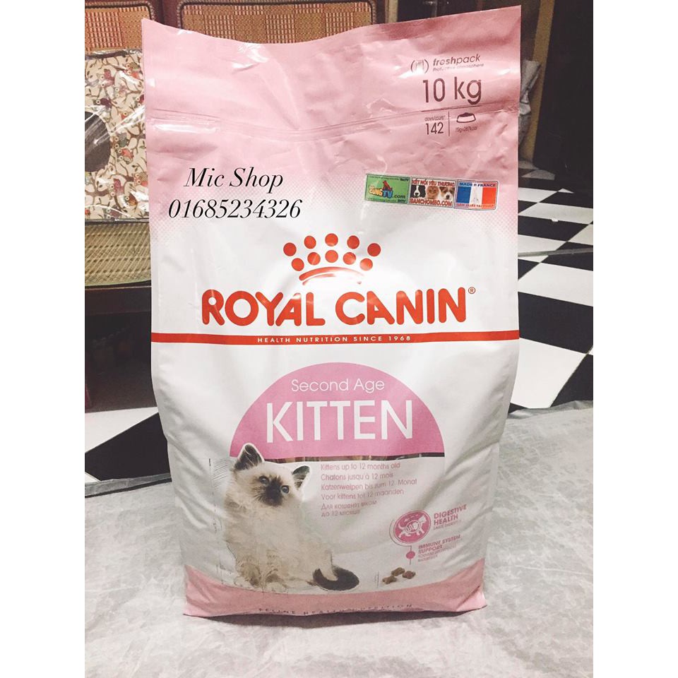 Thức ăn khô cho mèo Royal Canin Kitten 36 &amp; Fit 32 gói 1 kg