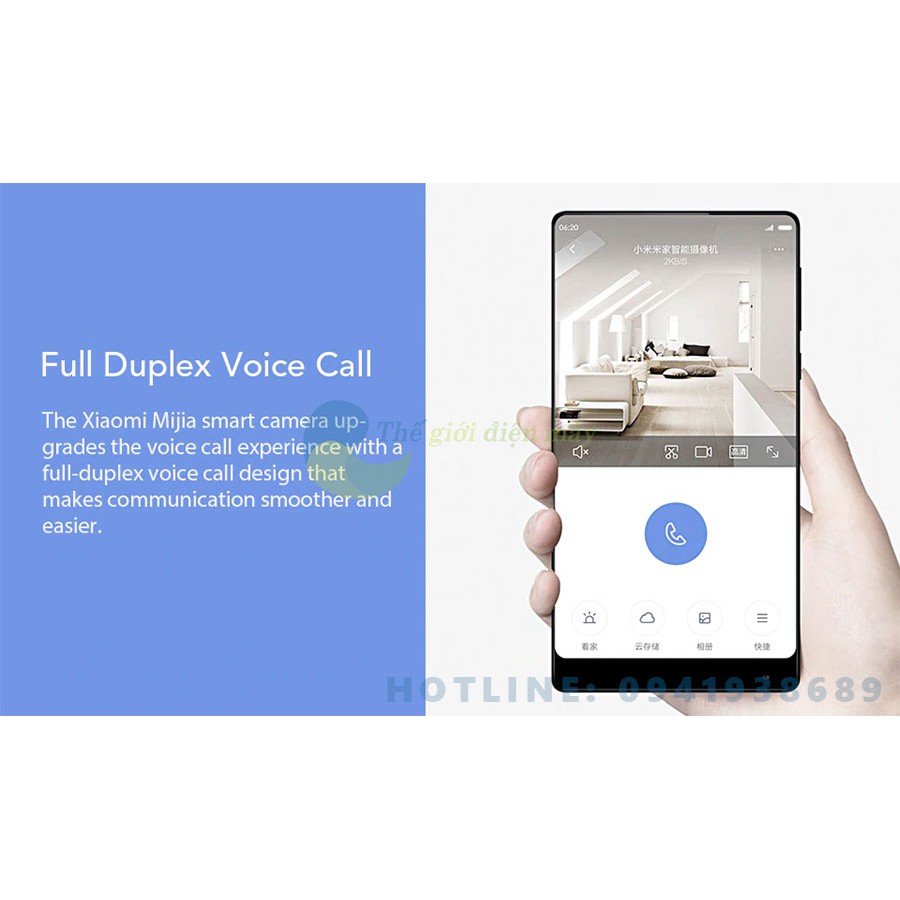 [Bản quốc tế] Camera IP giám sát thông minh Xiaomi Mijia 1080P góc 130 độ - Bảo hành 12 tháng - Shop Thế Giới Điện Máy | BigBuy360 - bigbuy360.vn