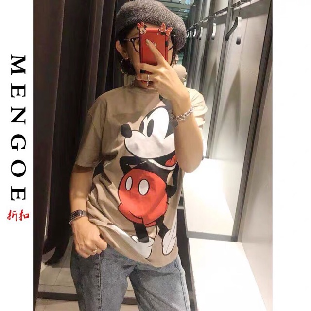 Áo phông nữ hình mickey