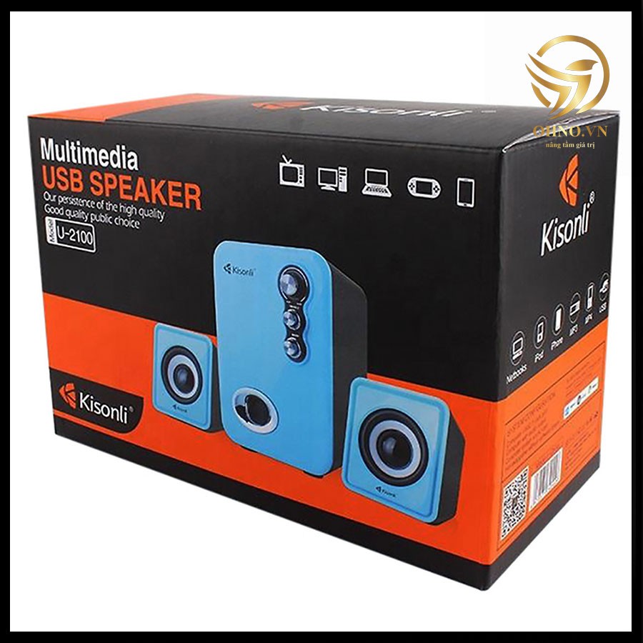 Loa Máy Vi Tính Kisonli U-2100 Bộ Loa Nghe Nhạc Mini Để Bàn Có Dây - OHNO Việt Nam | BigBuy360 - bigbuy360.vn