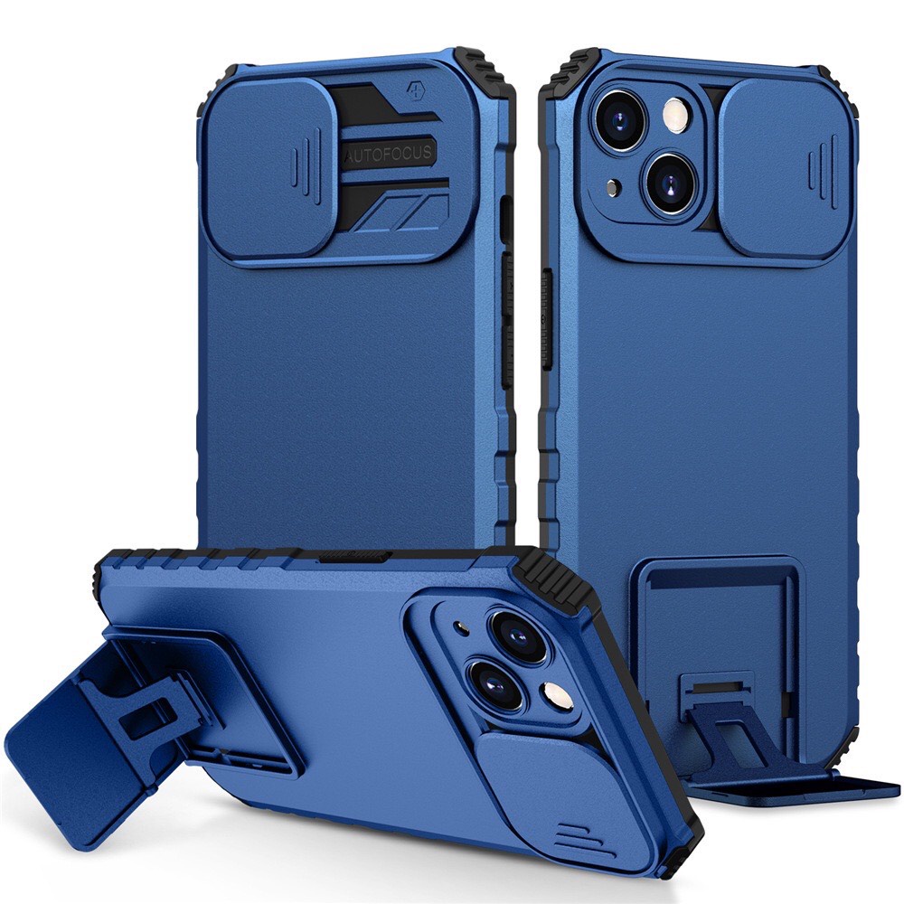 Ốp lưng chống sốc bảo vệ camera iphone 6 7 8 plus x xs max 11 12 13 14 pro max mini giá đỡ đứng - nắp trượt - autofocus