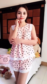 Đồ bộ đùi vải tole hàn quốc