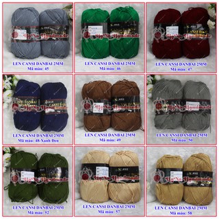 Len Cansi (52k/cuộn/125g +- 5%) 2mm