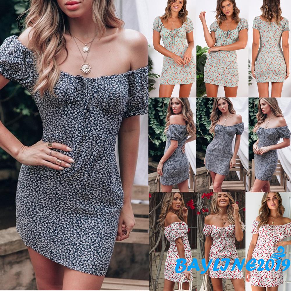 Đầm nữ không tay họa tiết hoa phong cách boho thời trang quyến rũ