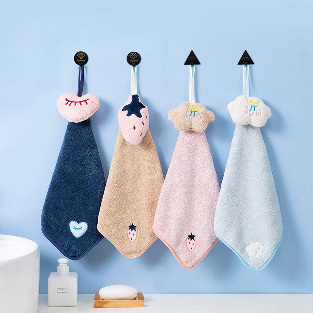 Set 3 Khăn Lau Tay Dày Dặn Thấm Hút Tốt Nhanh Khô Dễ Thương Cho Bé