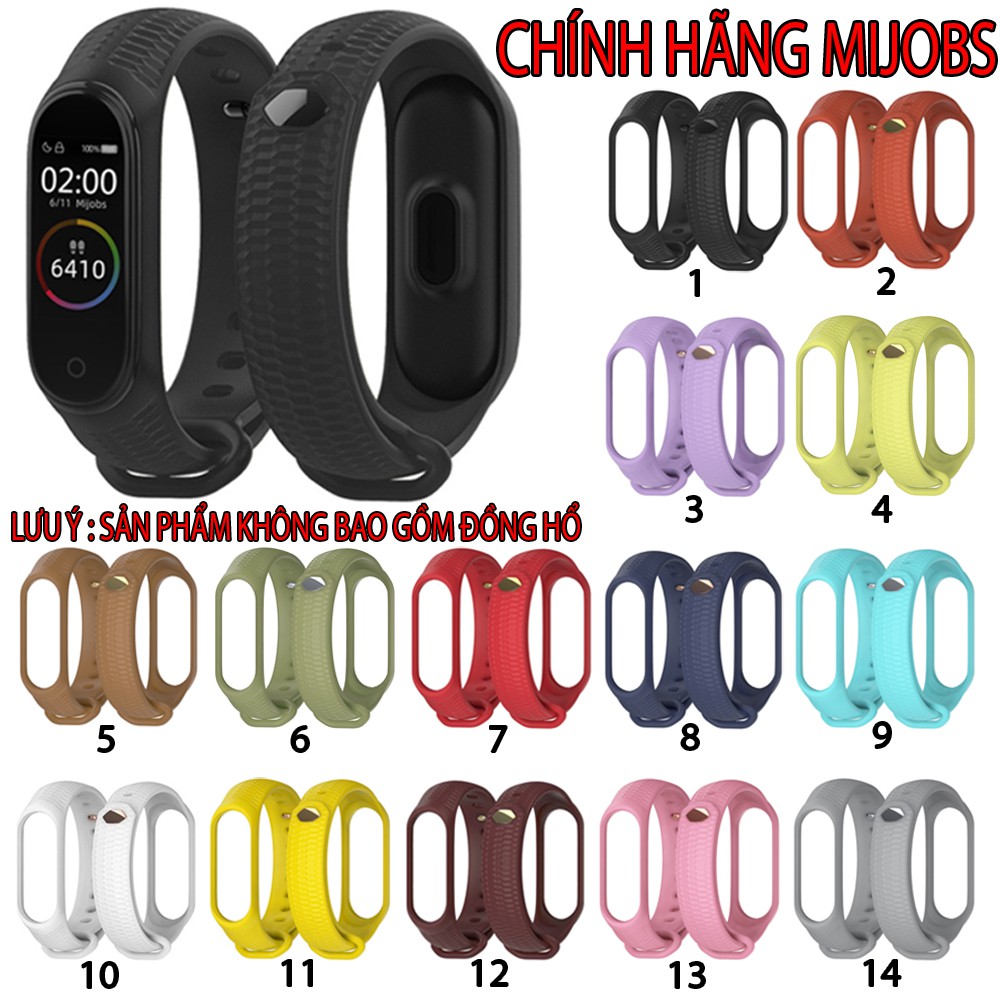 Dây thay thế cho Xiaomi Miband 3 / miband 4 vân 3D , nút gài kim loại