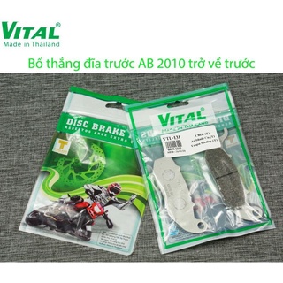 Bố thắng đĩa trước ab chính hãng vital