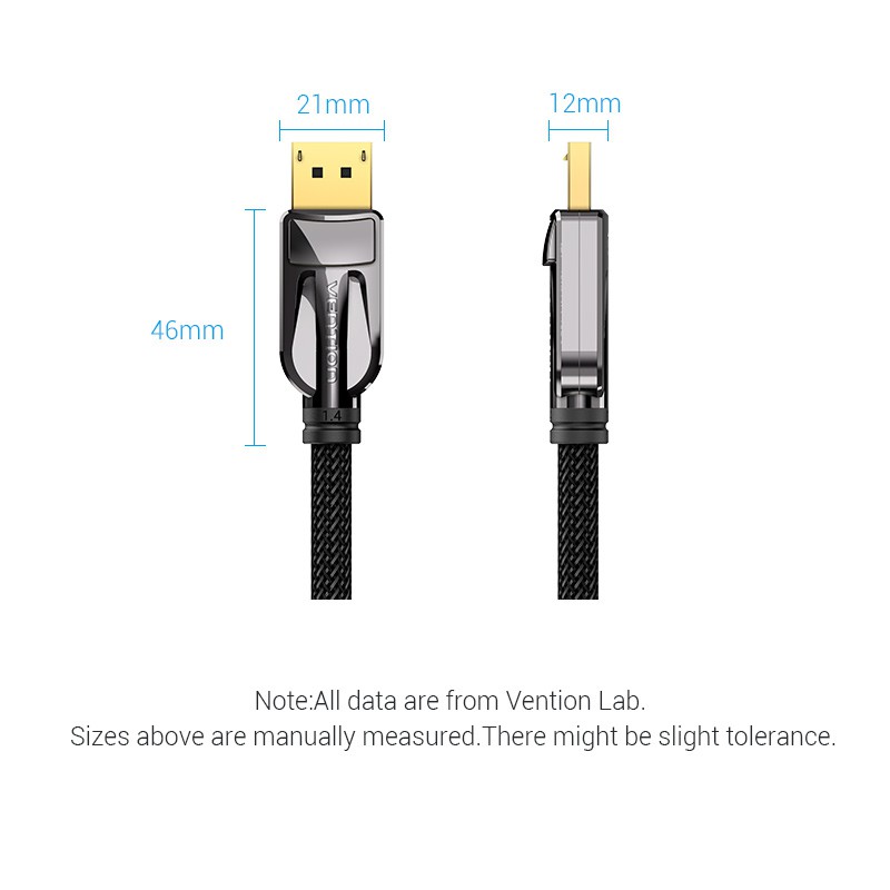 VENTION Dây Cáp 1080p 240hz Độ Phân Giải Cao 8k ultra hd 1080p