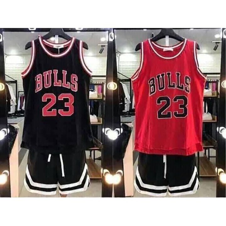 Áo bóng rổ Bulls 23 thời trang nam nữ unisex mặc mùa hè, chất liệu cotton organic mềm mịn mát in 3D phong cách Hàn Quốc