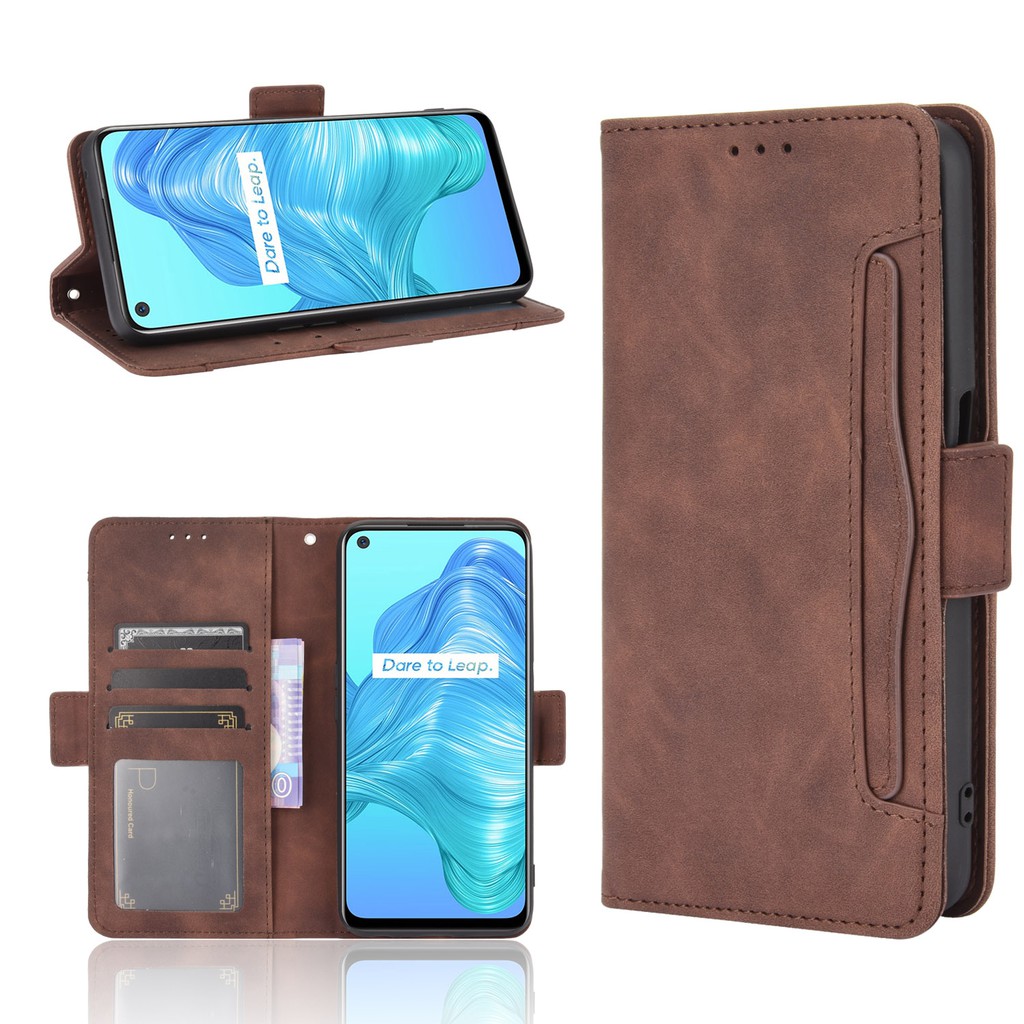 Ốp lưng LG G8S G8X V50S V60 ThinQ Q60 Q70 Q61 Q51 Q92 Wing 5G Flip Cover Ví Đựng Điện Thoại Đứng Da 