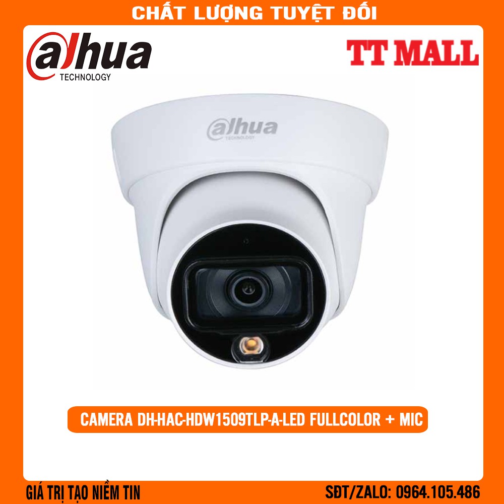 [FULLCOLOR + MIC THU TIẾNG] CAMERA DAHUA CÓ MÀU BAN ĐÊM, CÓ MIC THU ÂM HÌNH ẢNH ULTRAHD 5MP