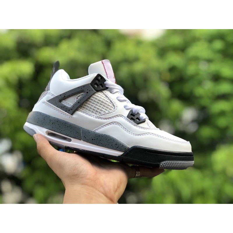 [SneeKeezz] Giày Jordan 4 cổ cao phom giày bóng rổ [ẢNH/VIDEO THẬT + FULLBOX + TẶNG TẤT+ FREESHIP] GIẢM GIÁ 20 % !!! .