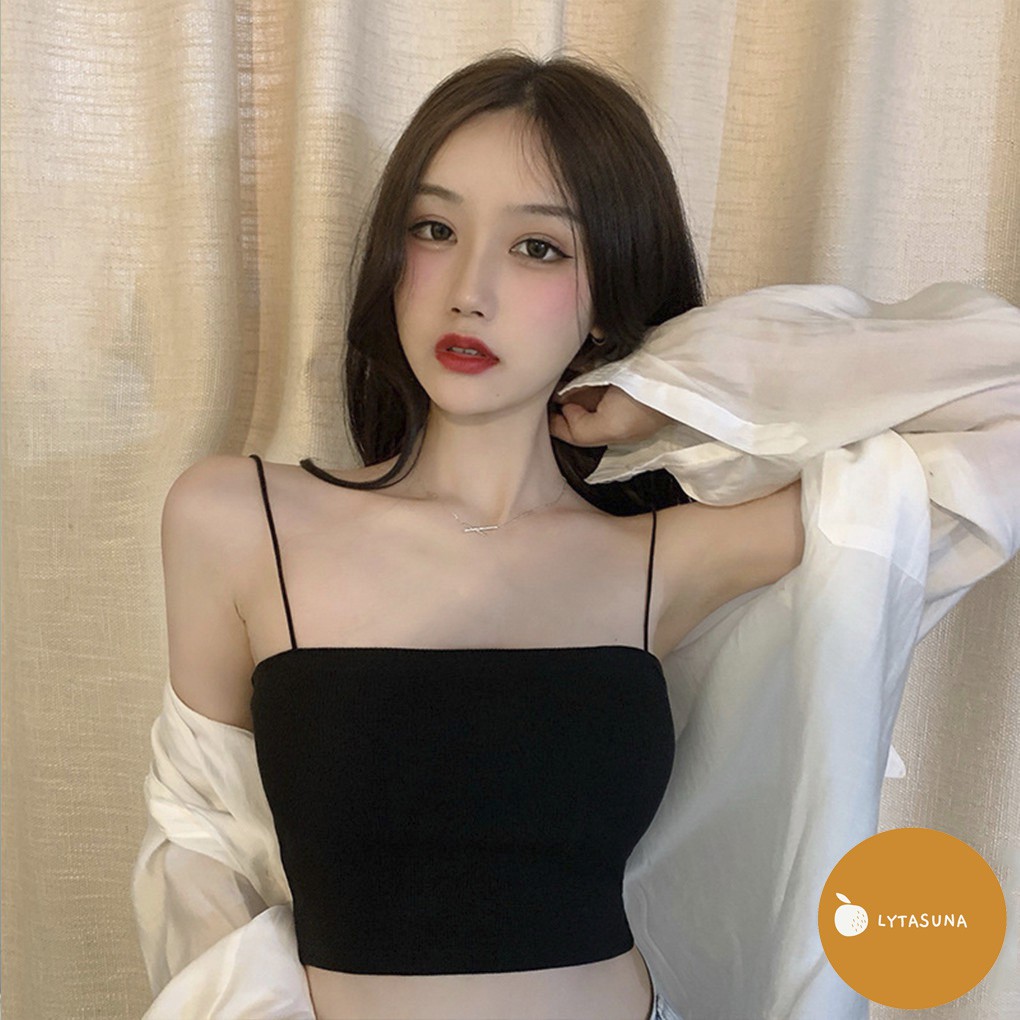 [Mã FAMAYWA giảm 10K đơn 50K] Áo 2 dây thun Croptop dáng ôm FASHION thời thượng CAO CẤP BR22 | BigBuy360 - bigbuy360.vn