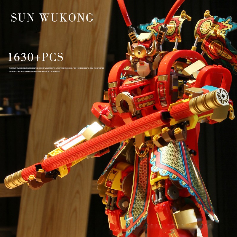 Đồ chơi lắp ráp Ngộ Không Tây du kí - Wukong Sun Monkey King Mech Robot 82220 - Xếp hình Ngộ Không