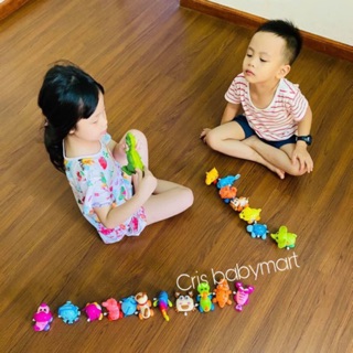 [Mã TOY77 giảm 15% đơn 99K] COMBO ĐỒ CHƠI VẶN CÓT HÌNH THÚ HÃNG IQANGEL CHO BÉ