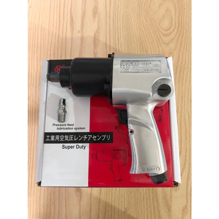 Súng bắn bulong 1/2'' kusaki KG18P, máy siết bulong hơi 2 búa ALONGTOOL
