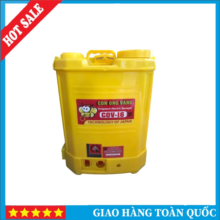 Vỏ Bình Bơm Điện 16L Chât Liệu Nhựa Cứng Cáp Chắc Chắn Bền_Binhbomtuandung