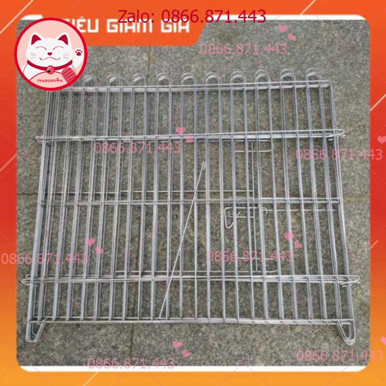 ⚡𝐅𝐑𝐄𝐄𝐒𝐇𝐈𝐏⚡  Quây Chuồng Đa Năng Chuồng Lắp Ghép Thép Tráng Inox Bộ 6 Tấm - petshop số 01
