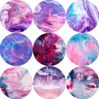 VDT Giá đỡ điện thoại popsocket mẫu vân đá tím
