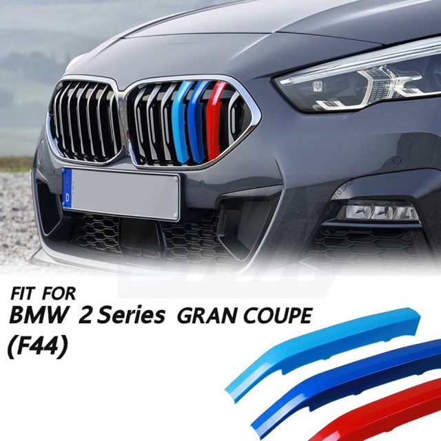 Dải màu nhựa M cho BMW 2series Gran Coupe F44 Lưới tản nhiệt phía trước