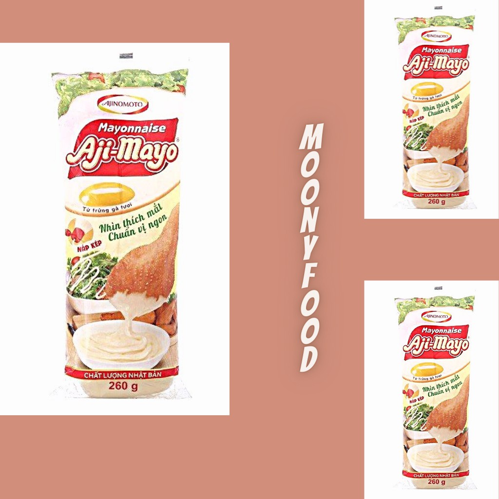 Sốt Aji mayo ngọt dịu Xốt Mayonnaise từ trứng gà tươi tuýp 130G