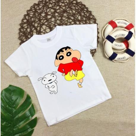 Áo thun bé trai in hình Shin Cậu Bé Bút Chì in tại shop