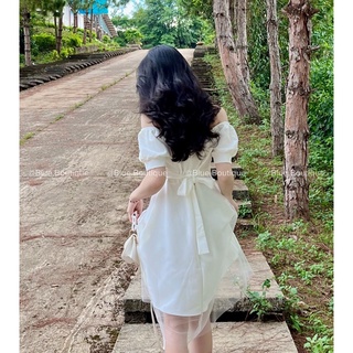[Ảnh Thật / Sẵn] 🫧 Váy - Đầm Yếm Trắng EMINI🕊