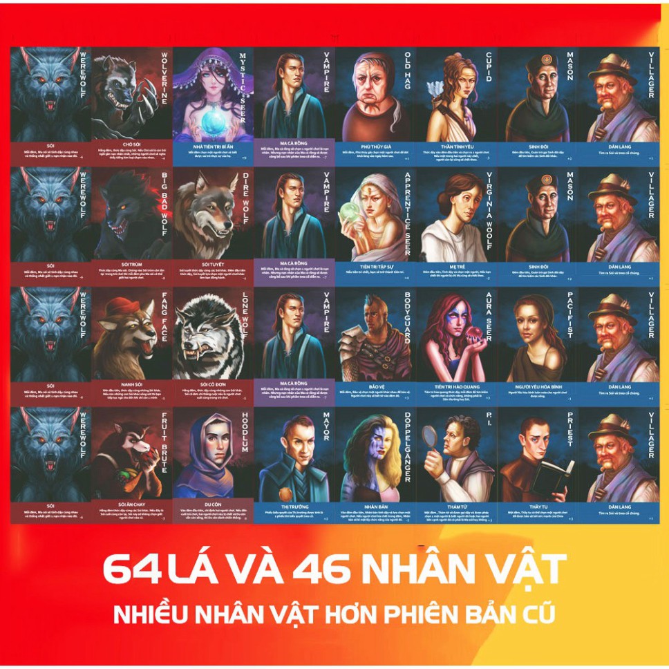 COMBO MA SÓI ULTIMATE DELUXE + 1 BỘ UNO bản dày - GIÁ RẺ TIỆN LỢI S020