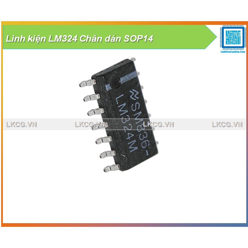 Linh kiện LM324 Chân dán SOP14
