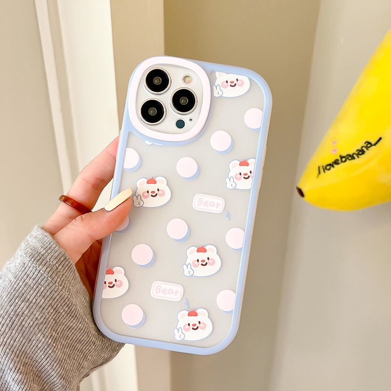 Ốp Điện Thoại Họa Tiết Hoạt Hình Mắt To Dễ Thương Cho iphone 13Pro 12Pro 11 xs xr