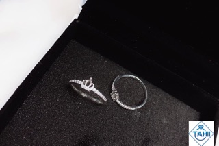 Nhẫn vương miện nữ bạc ta