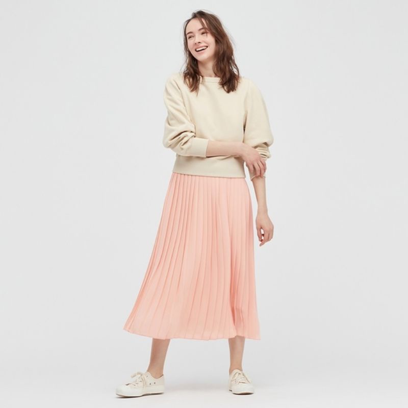 Chân váy xếp ly Uniqlo code 433279 store Nhật
