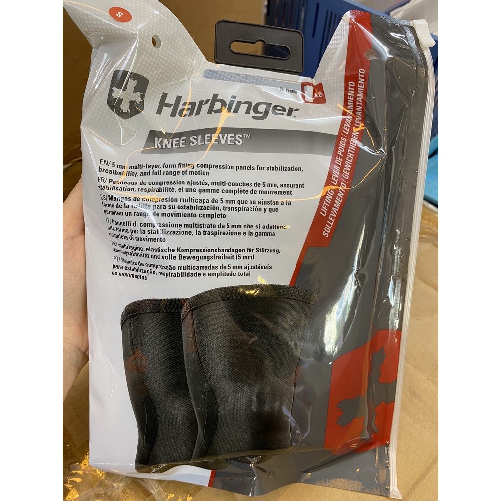 Xỏ Gối Tập Gym Knee Sleeves 5MM Harbinger