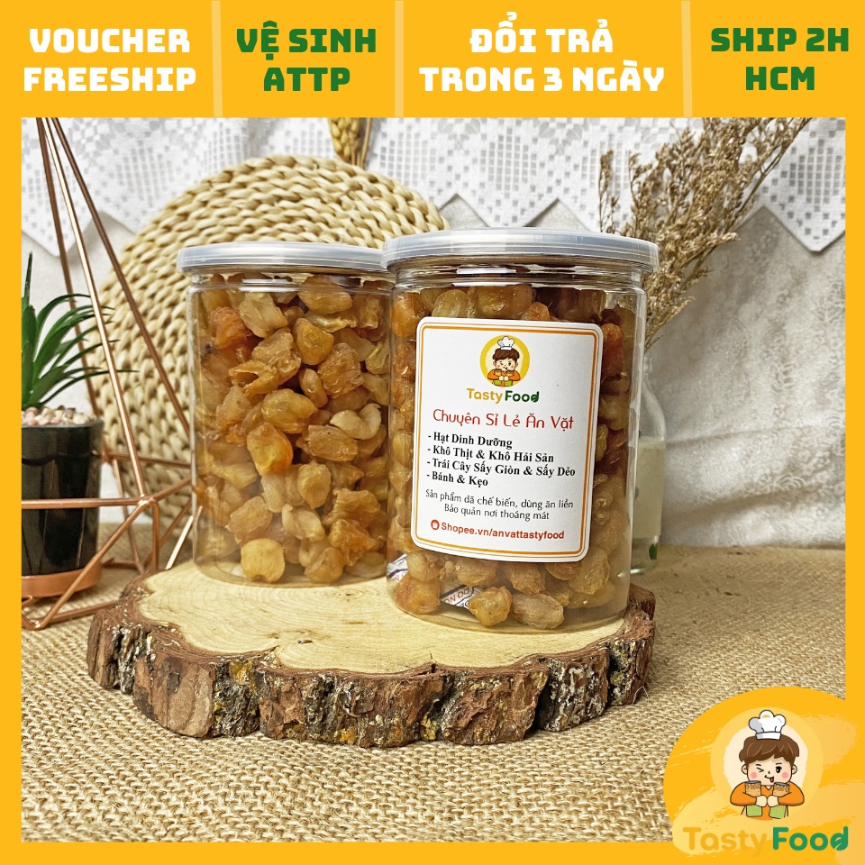 300G Long Nhãn Sấy Tasty Food | Hàng chất lượng thượng hạng | HOÀN ĐỔI 100% nếu không như mô tả