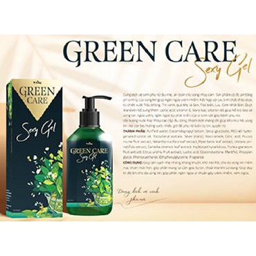 GREEN CARE -Dung dịch vệ sinh phụ nữ Giúp làm sạch nhẹ nhàng, khử mùi hôi, mềm mại và đầy quyến rũ