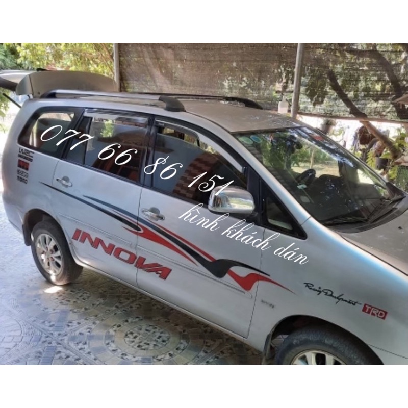 Tem Dán Sườn Xe Innova Cánh Chim