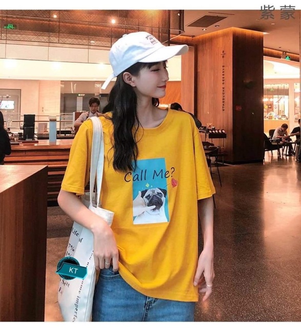 Áo phông cún Call me KTH0919