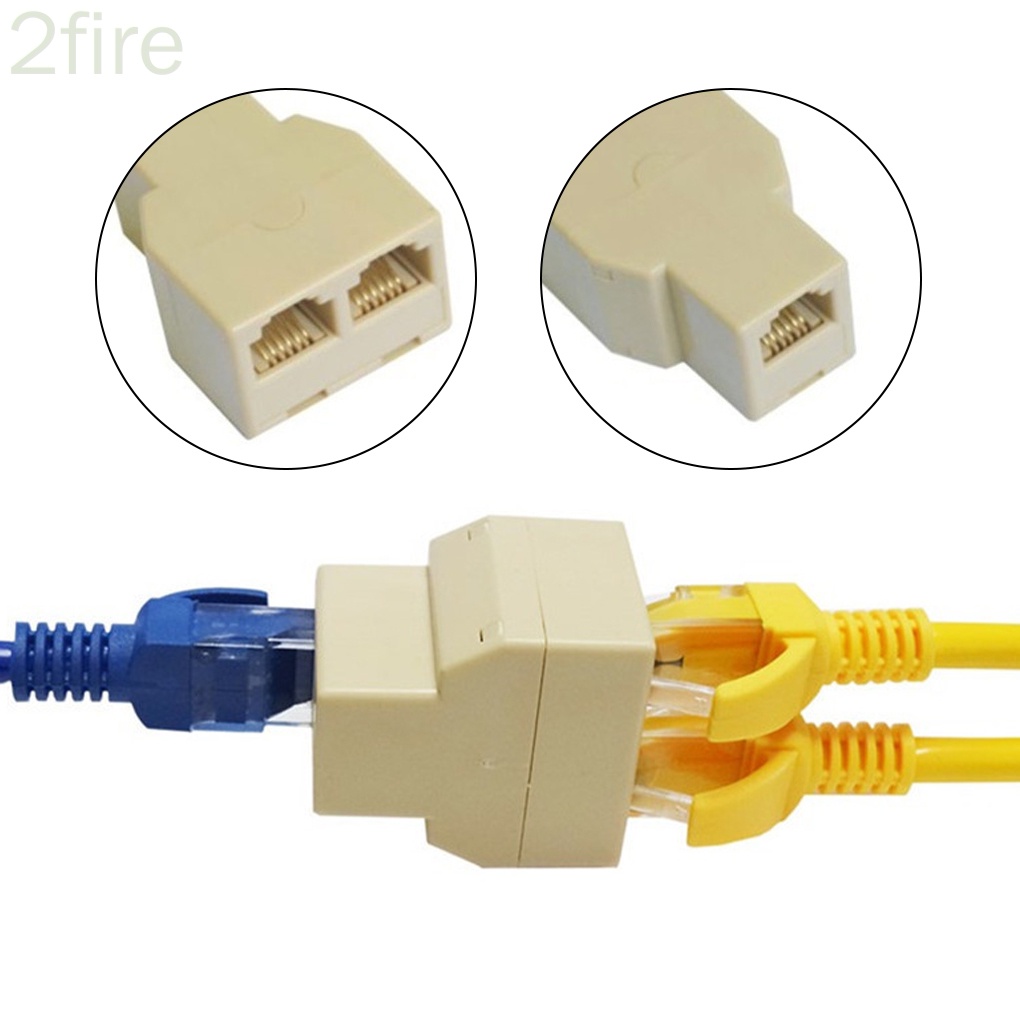 Bộ chia dây cáp mạng LAN RJ45 1 sang 2