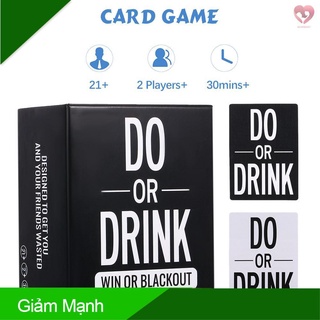 (Hàng Mới Về) Set trò chơi Board Game "Do Or Drink" độc đáo