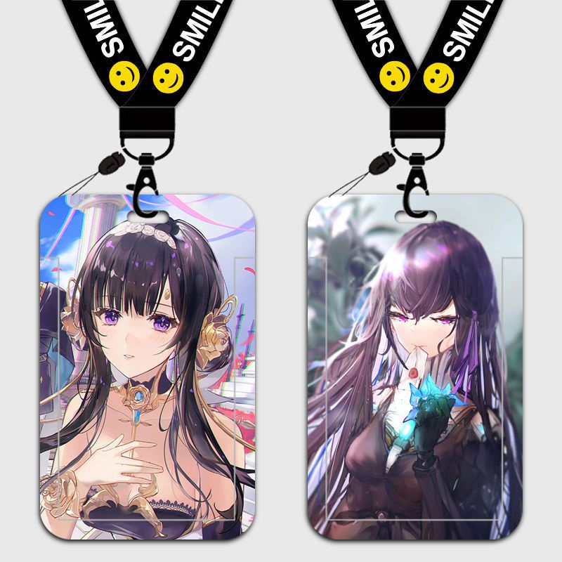 GRAY RAVEN: PUNISHING school card set custom high-value keychain slide cover hanging neck hard shell battle double Pamish Selena Lanyin phantom
