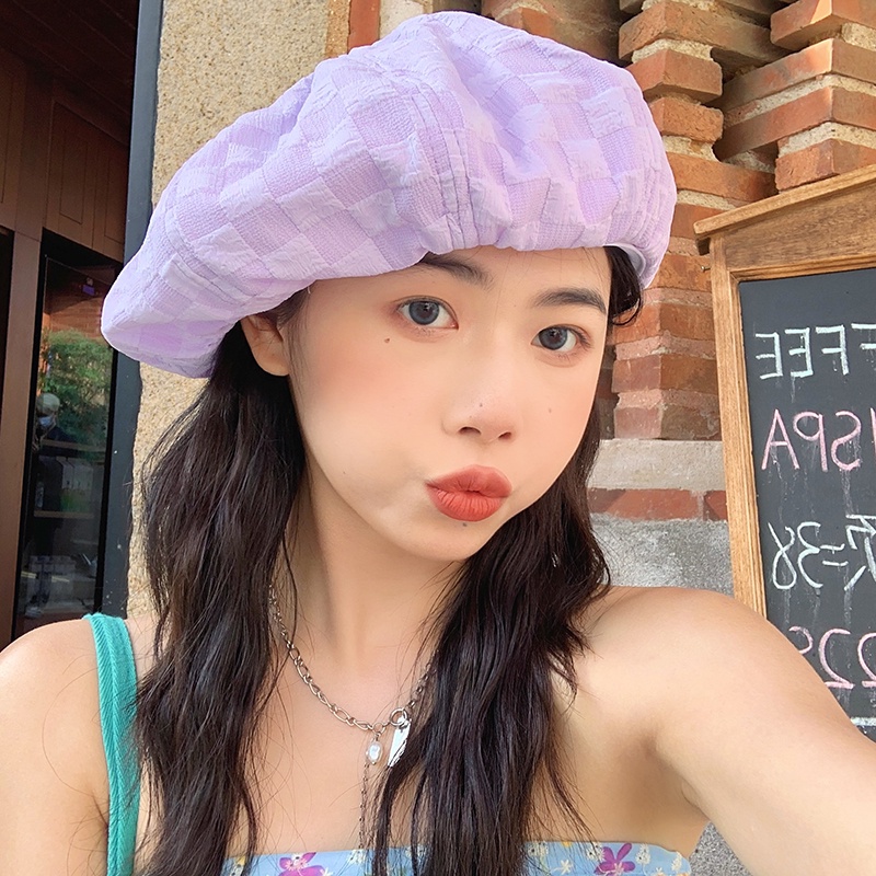Mũ Beret Hình Mây Nhỏ Phong Cách Nhật Bản Thời Trang Xuân Hè Cho Nữ