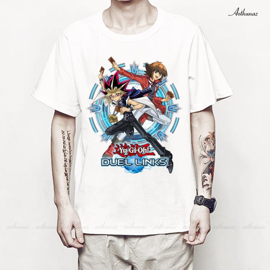 Áo thun Anime Game Yugioh Duel Link Yugi Kaiba - Cotton Thái M2358