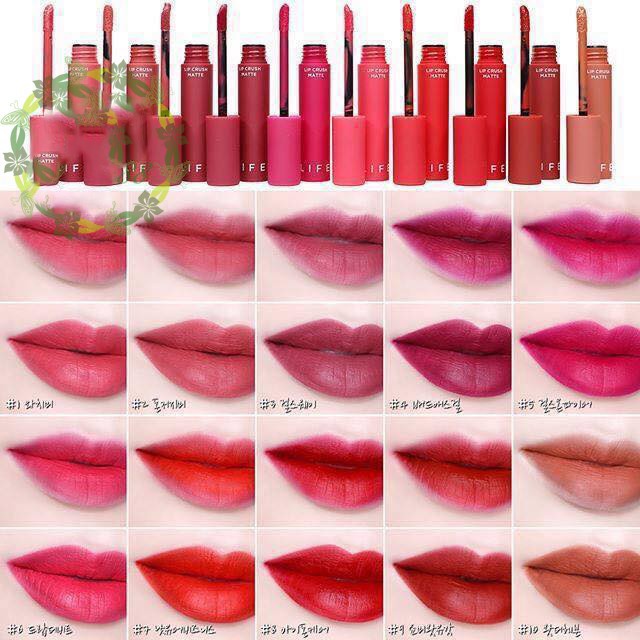 Son kem siêu lì It's Skin Life Color Lip Crush Matte