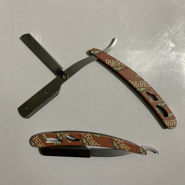 Dao cạo mặt barber HC- 301 cán thép không gỉ