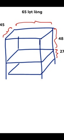 Kệ để lò vi sóng ( thay đổi kích thước )
