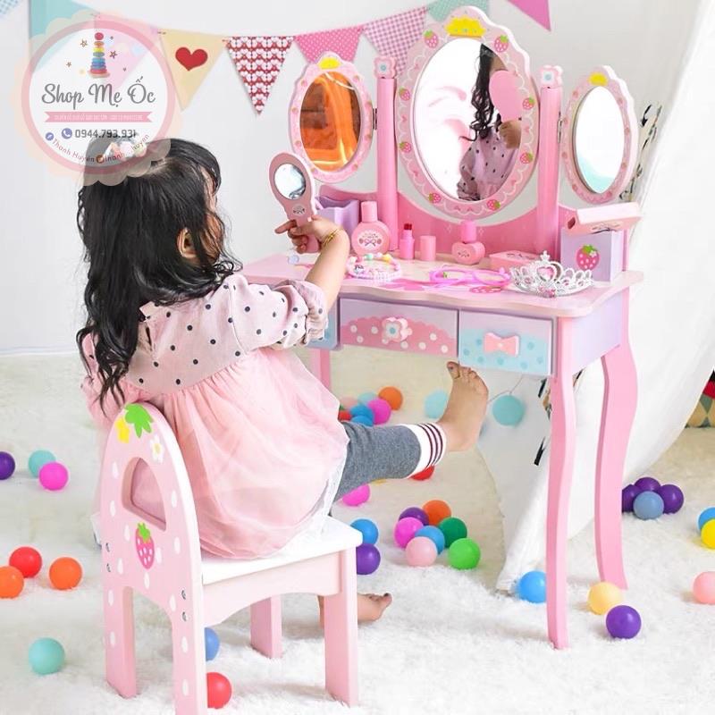 Bàn trang điểm 3 gương cho bé