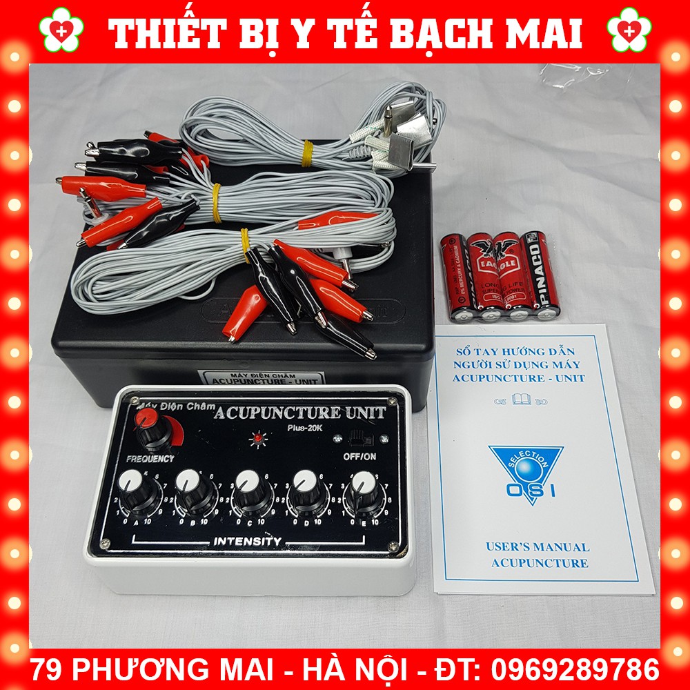 Máy Điện Châm, Châm Cứu Đa Năng Acupuncture Unit 5 Giắc 20 Kim - Việt Nam